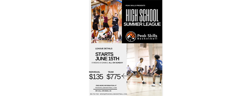 Summer High School League 2025 Registration