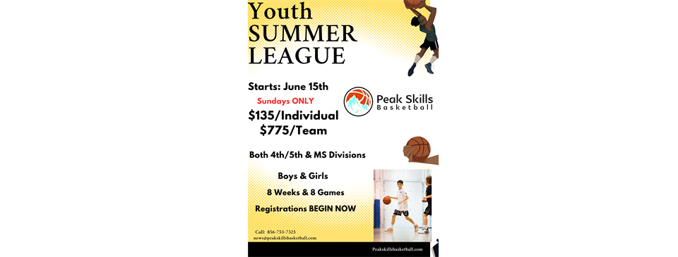 Summer Youth League 2025 Registrations