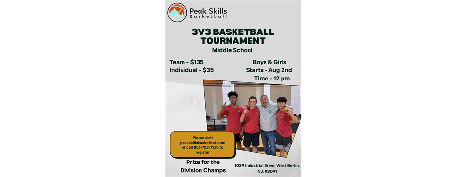 3 V 3 Tournament Aug 2nd
