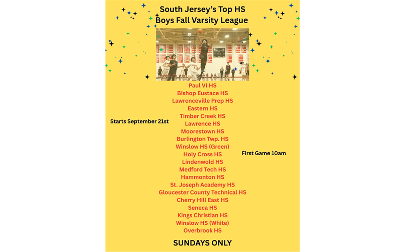 Boys High School Varsity Fall League 2025