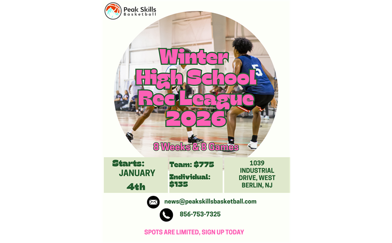 Winter Rec High School League 2026 Registration