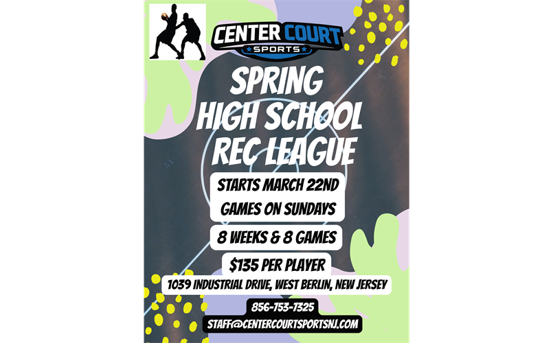 NEW: Spring High School Rec League 2026